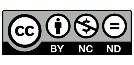 Creative Commons 4.0 | CC-BY-NC-ND